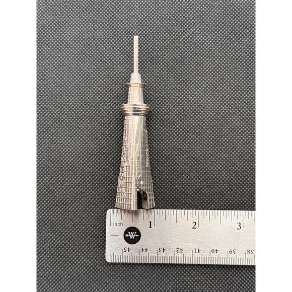Silver Memo Clip, Note/Card Holder, Photo Stand, Tokyo Skytree Tower Desk Decor - Picture 9 of 10
